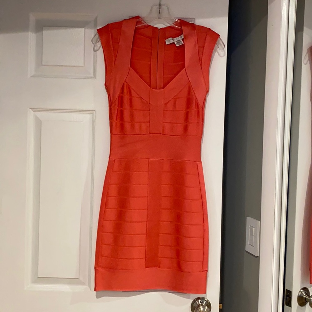 French Connection bandage bodycon dress